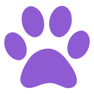 Paw Decal (Lavender)